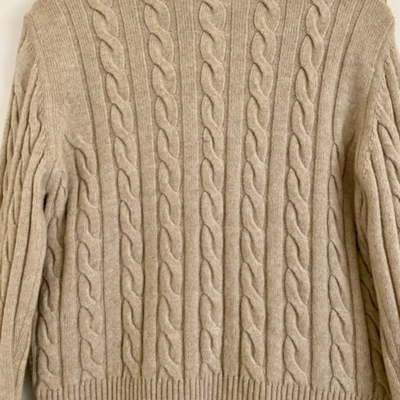 Burberry beige unisex bomber jacket corduroy and cable wool + plaid size 46 (M) - Picture 7 of 12